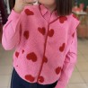 Gilet Coralie - rose