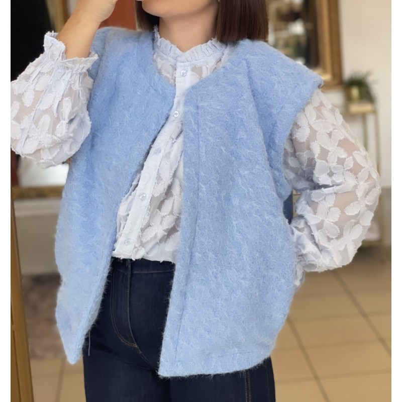 Gilet Léon - bleu