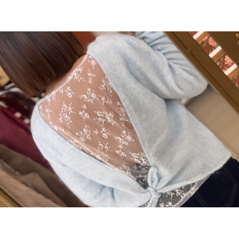 Pull Charlène - bleu